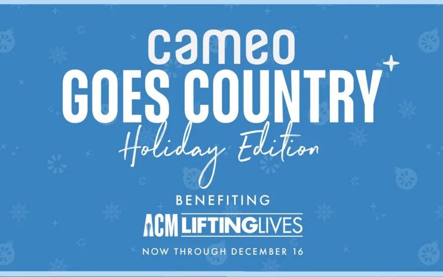 The Academy of Country Music Partners with Cameo for Cameo Goes Country - Holiday Edition to Benefit ACM Lifting Lives