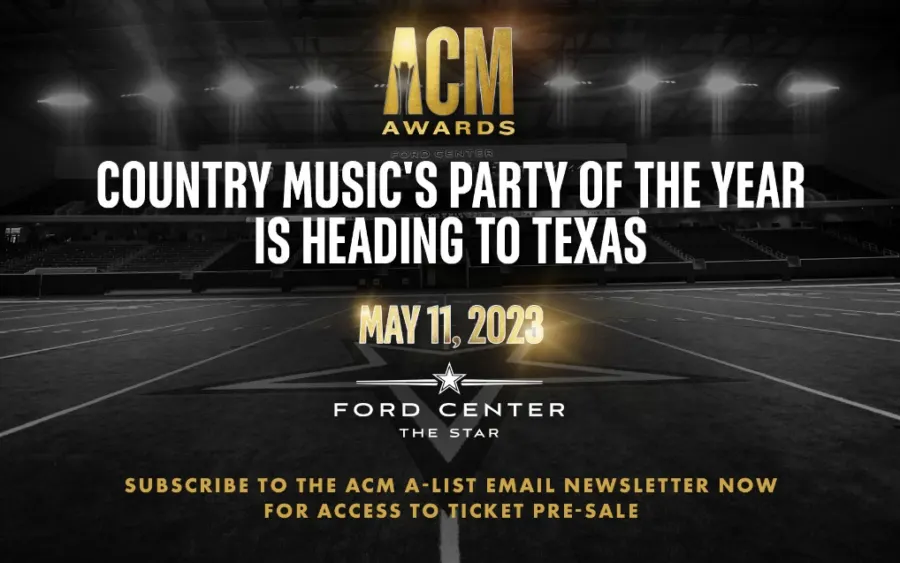 Ticket On-Sale Announced for the 58th Academy of Country Music Awards, Live from Ford Center at the Star in Frisco, Texas on May 11 Streaming Exclusively on Prime Video