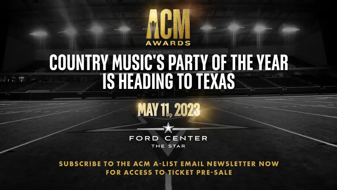 Ticket On-Sale Announced for the 58th Academy of Country Music Awards, Live from Ford Center at the Star in Frisco, Texas on May 11 Streaming Exclusively on Prime Video