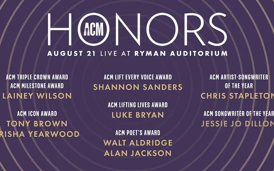 Academy of Country Music® Announces Special Award Honorees Including Luke Bryan, Alan Jackson, Lainey Wilson, and Trisha Yearwood