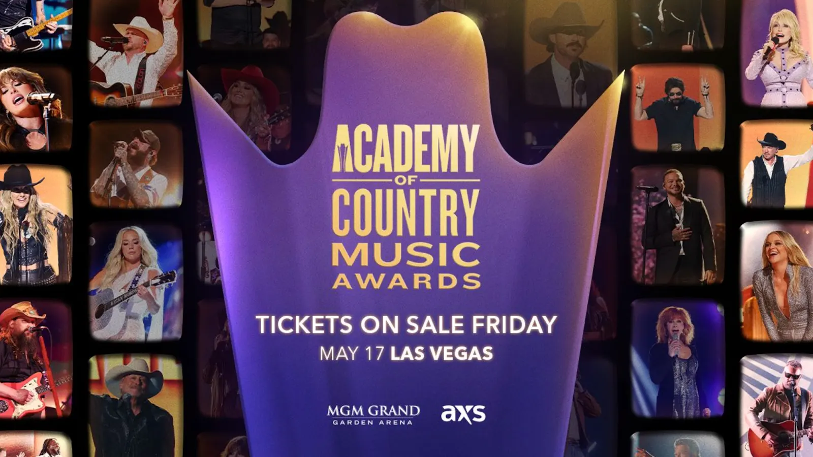 Ticket on Sale Announced for 61st Academy of Country Music Awards & Surrounding Events
