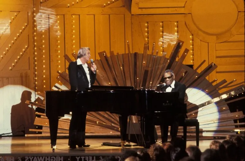 George Jones and Ray Charles, 1984