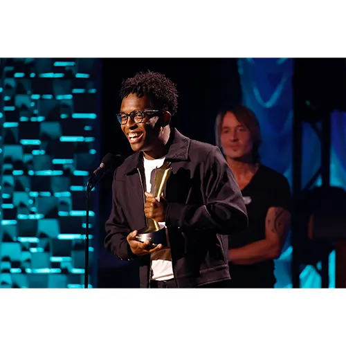 BRELAND, first winner of the ACM Lift Every Voice Award, 2023